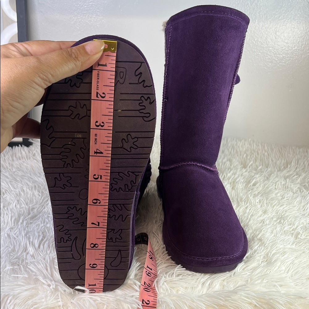 BearPaw Purple Suede Winter Boots - Picture 10 of 11